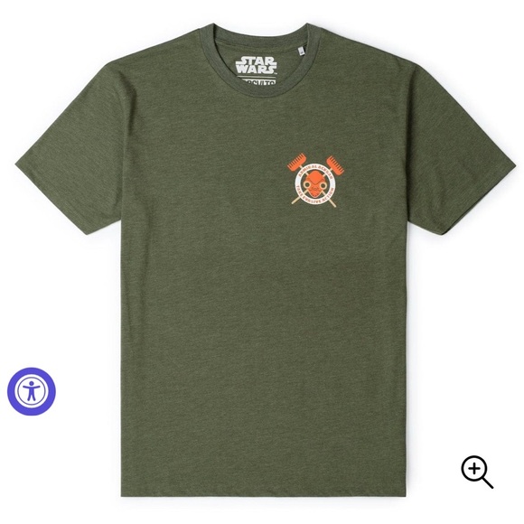 Star Wars Green Tee with Orange Graphic - Picture 1 of 5